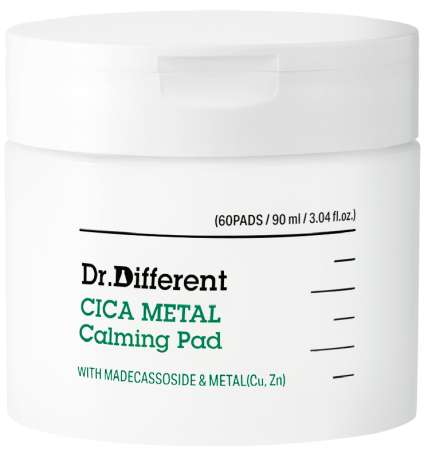 Успокаивающие тонерные подушечки для лица (Cica Metal Calming Pad), 90 мл